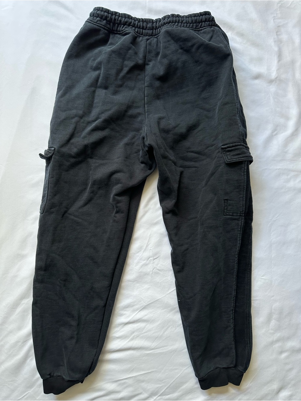 Gymshark Charcoal Cargo Joggers with Logo Patch - Picture 2 of 5